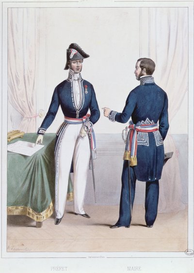 French Prefect and Mayor during the period of the July Monarchy in France by Alexandre Lacauchie